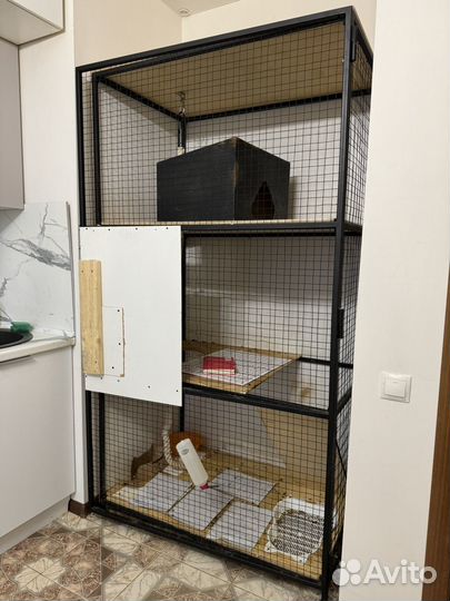 Клетка для шиншиллы бу