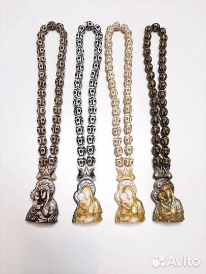 Чётки ручной работы Божья матерь