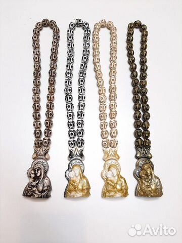 Чётки ручной работы Божья матерь