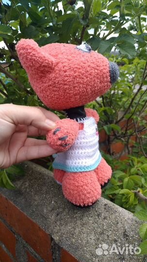 Вязаная лисичка