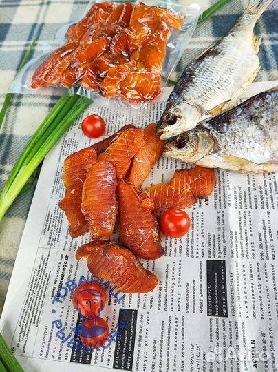 Вяленая икра воблы в ястыках