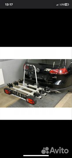 Велобагажник на фаркоп amos giro 3