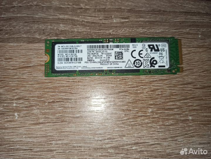 SSD 512 GB M2 nvme SATA