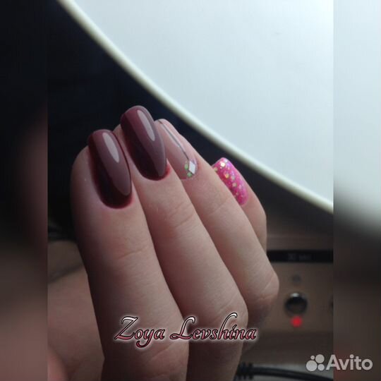 Маникюр, покрытие гель-лак, наращивание ногтей