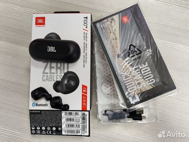 Беспроводные наушники JBL T100 TWS купить в Волжском | Электроника | Авито