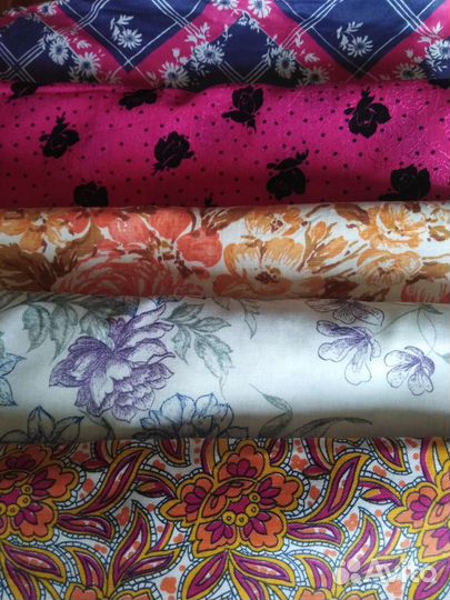 Отрезы ткани хлопок СССР