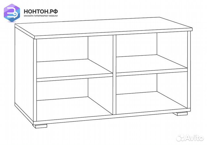 Тумба Остин 13.257 серый графит / дуб вотан