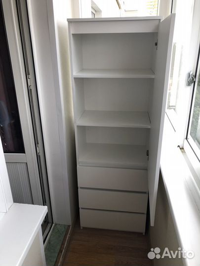 Шкаф пенал с дверкой в стиле IKEA новый