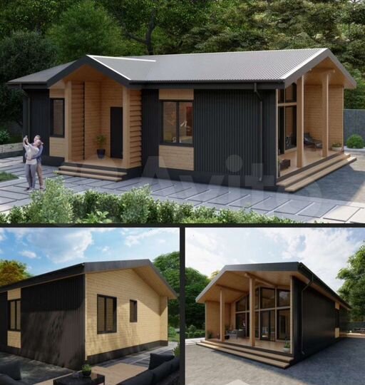 Дом 100 м² на участке 12 сот.