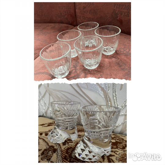 Стопки хрустальные СССР