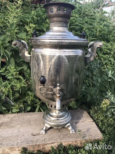 Самовар на дровах, на углях