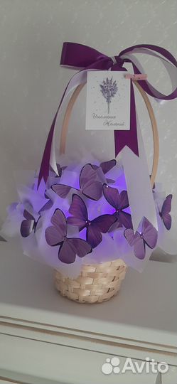 Букет из Бабочек Светящийся букет