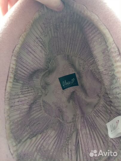 Женская шапка фетровая