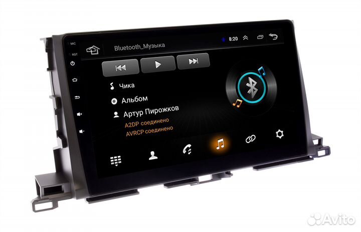 Магнитола Toyota Highlander 2013-2020 Android