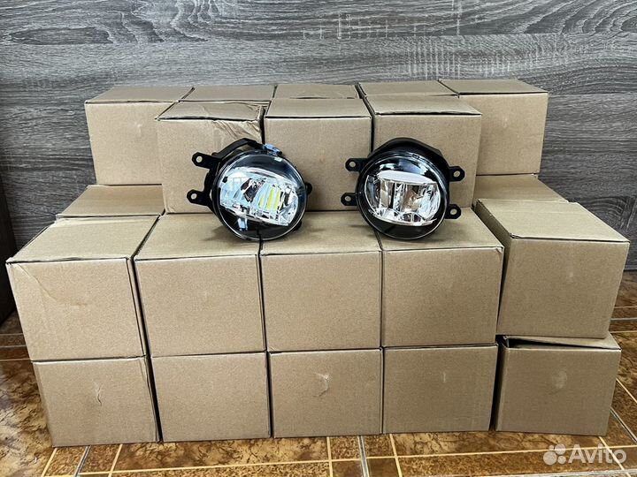 Тойота Камри Королла LED туманники