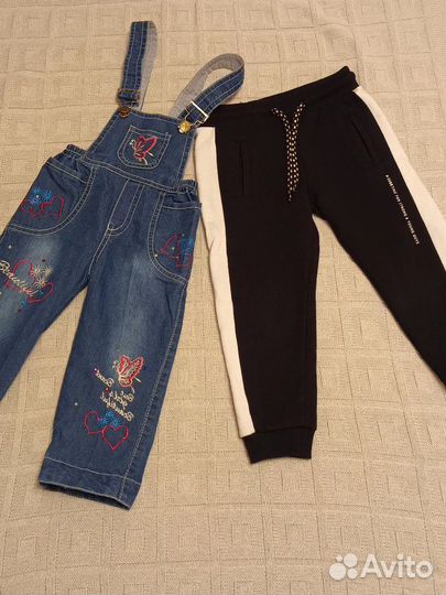 Вещи пакетом для девочки 86 92