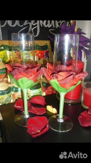 Бокалы ручной работы