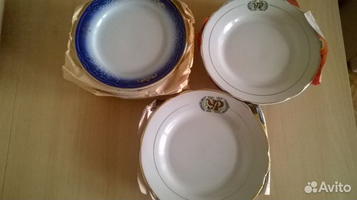 Новая посуда тарелки, шпротницы