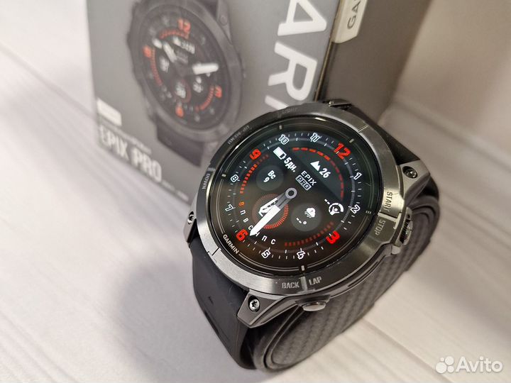 Часы Garmin Epix 2 PRO Sapphire Titanium DLC(47mm)