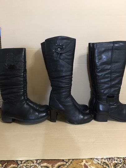 Сапоги женские зимние 39