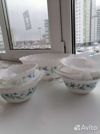 Фарфоровые посуды новый,не исползывано