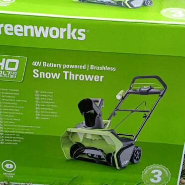 Снегоуборщик аккумуляторный greenworks без акб