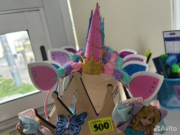 Ободок для волос Единорог, единорожка