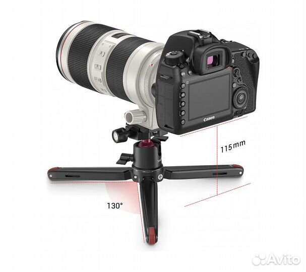 Штатив SmallRig BUT2664 настольный с панорамной го