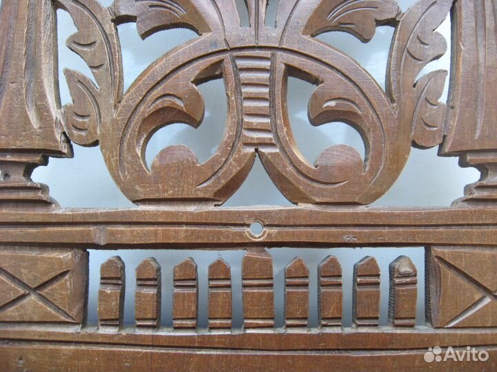 Полочка антиквариат резьба дерево