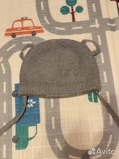 Шапка mothercare демисезонная вязаная 3-6м