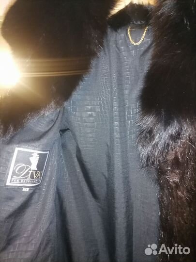 Шуба из меха бобра новая