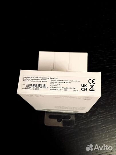 Зарядный кабель Apple USB-C to Lightning оригинал