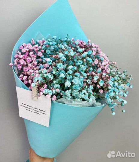 Гипсофила, букет из гипсофил, доставка цветов