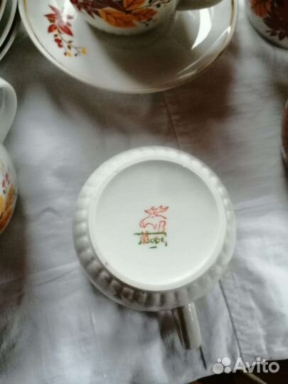 Чайный сервиз вербилки Осень