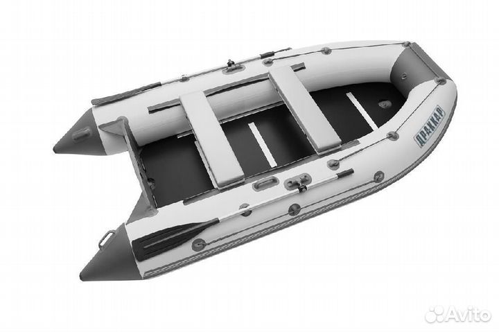 Лодка драккар 3200 С hant серая