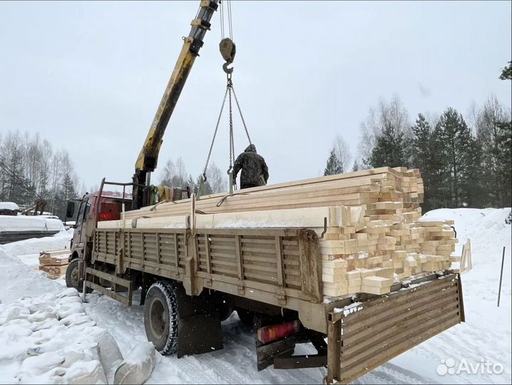 Брус обрезной 1 сорт поставка