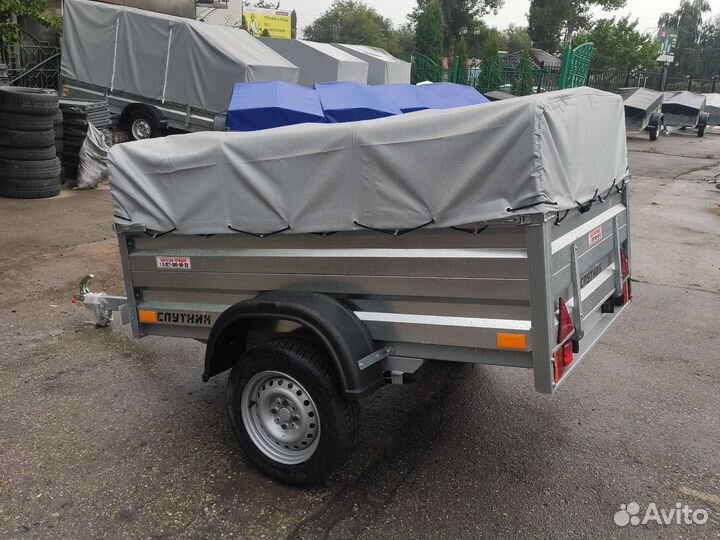 Прицеп Спутник 1912/48 низкий тент