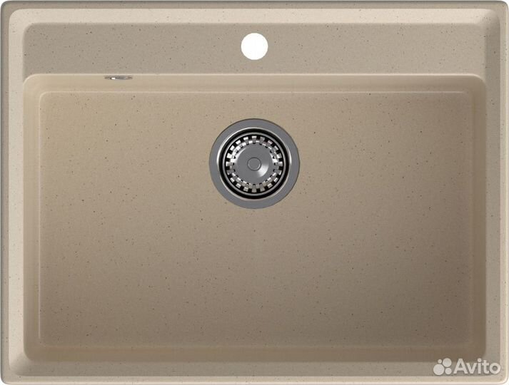 Мойка GranFest level 660 1-чаш 660*500 кашемир