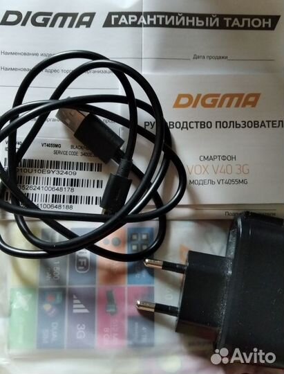 DIGMA VOX V40 3G, 8 ГБ