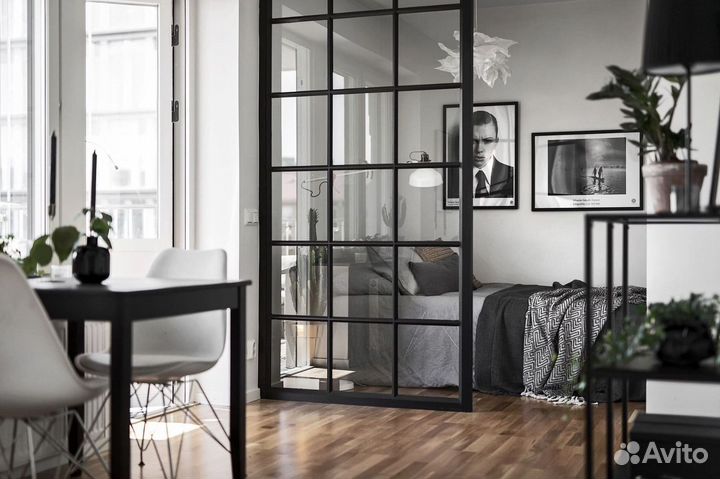 Перегородка разделяющая лофт