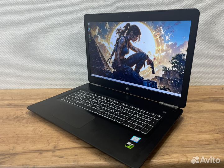 Ноутбук HP 17 дюймов i5/GTX 1050
