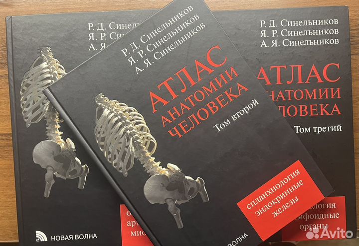 Атлас анатомии человека, Синельников в 2-х томах