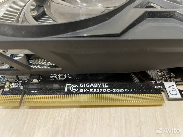 Видеокарта gigabyte radeon r9 200 2gb