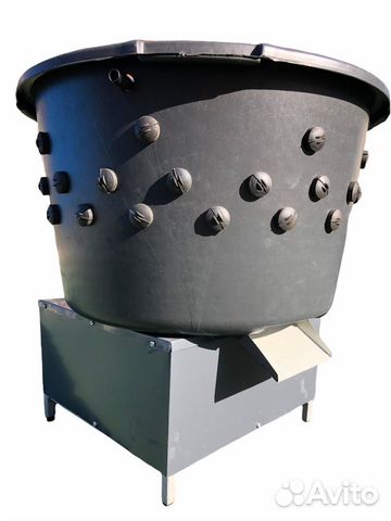 Перосъемная машина для бройлеров с подачей воды