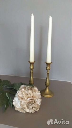 Подсвечники латунь Европа середина ххв