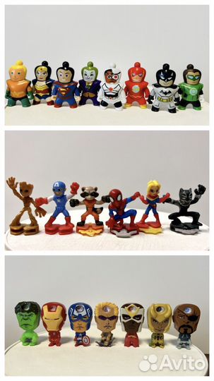 Игрушки Фигурки Marvel Sweet Box Киндер разные