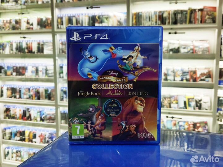 Диск PS 4 Disney Classic Jungle Book, Aladdin, Lio