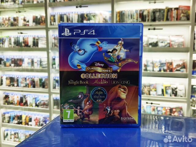 Диск PS 4 Disney Classic Jungle Book, Aladdin, Lio
