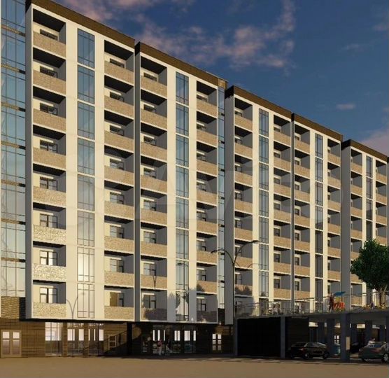 2-к. квартира, 61 м², 6/12 эт.