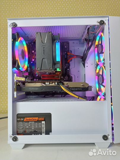 Игровой Пк Ryzen 3600/RX 6600/ddr4 16gb/SSDm2 500g